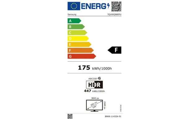 SAMSUNG Téléviseur UHD 4K SA TQ100QN80FUXXC